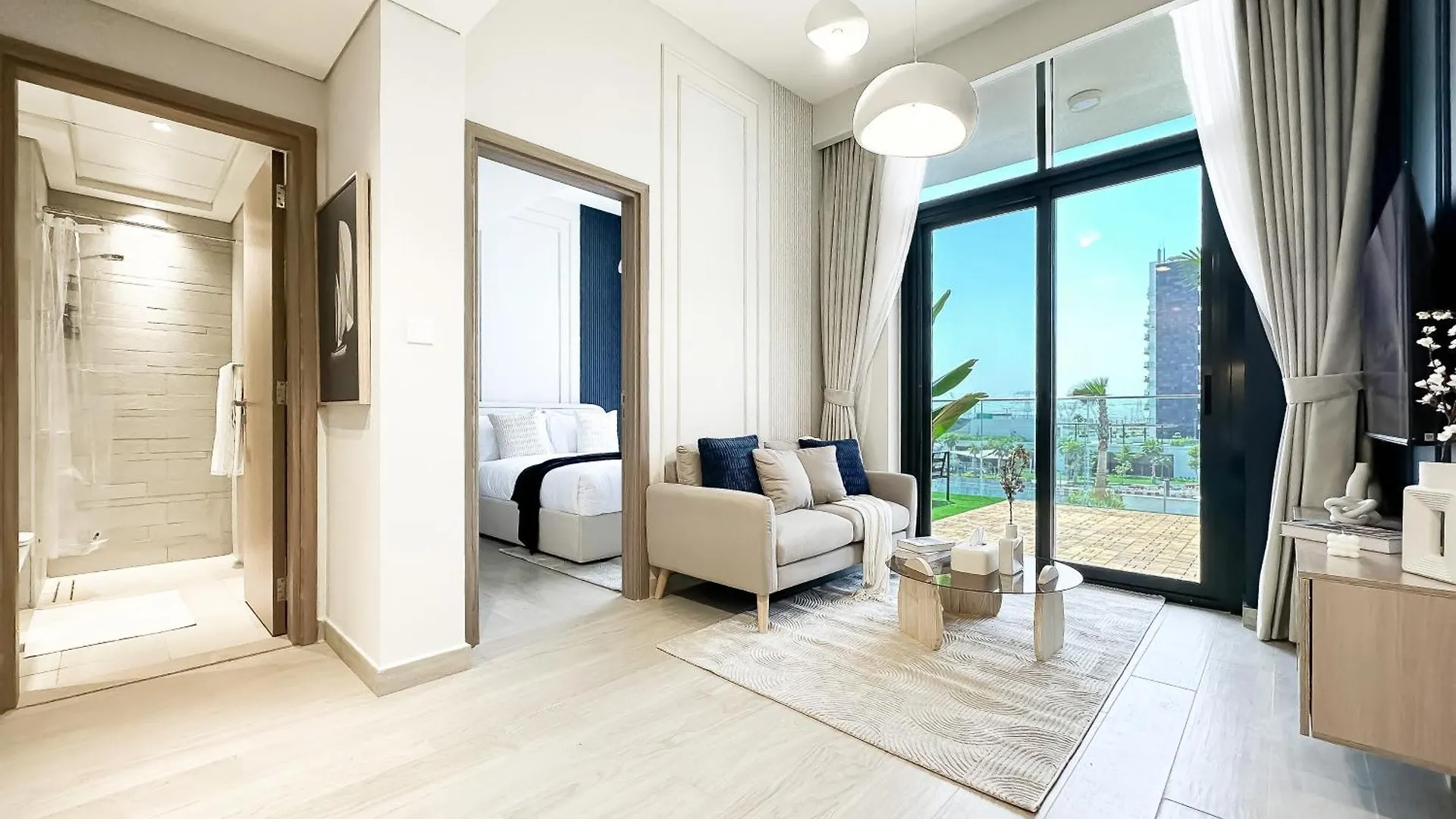 Exquisite 2Br Oasis W Pool View In Meydan Apartment Dubai United Arab Emirates